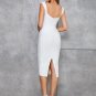 Strappy Sleeveless Mesh Maxi Bandage Dress