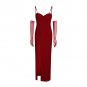 Strappy Sleeveless High Slit Maxi Dress