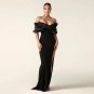 Off Shoulder Demure Maxi Dress