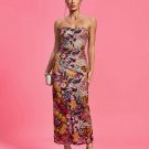 Dahlia Floral Sequins Maxi Dress