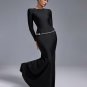 Crystal Belt Backless Maxi Dress