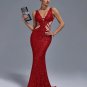 V Neck Sequins Mermaid Dress