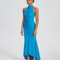 Turtleneck Ruched Maxi Bodycon Dress