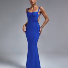Mermaid Square Neck Backless Bandage Dress