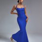 Mermaid Square Neck Backless Bandage Dress