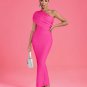 One Shoulder Ruched Formal Bandage Dress