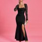 Sexy Lace Corset Bandage Maxi Dress