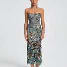 Tokyo Dahlia Floral Sequins Maxi Dress