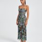 Tokyo Dahlia Floral Sequins Maxi Dress