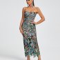 Tokyo Dahlia Floral Sequins Maxi Dress