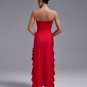 Open Back Lace Bustier Maxi Dress