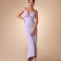 Lavender Strappy Backless Dress
