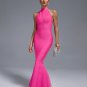 Halter Maxi Bandage Fishtail Dress
