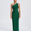 Elegant One Shoulder Maxi Bandage Dress