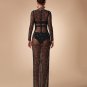 See Through Mesh Pearl Cover Up Dress