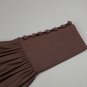 V Neck Long Sleeve Pure Color Maxi Dress