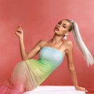 Rainbow Gradient Sequin Long Dress