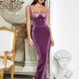 Strappy Sleeveless Lace Maxi Bodycon Dress