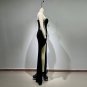 One Shoulder Sleeveless Rhinestone Maxi Bodycon Dress
