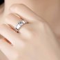 Four Claw Natural Moissanite 925 Sterling Silver Ring