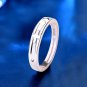 Honey Moon CZ Cross 925 Sterling Silver Adjustable Couple Ring