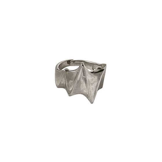 Irregular 925 Sterling Silver Adjustable Ring