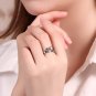 Vintage Double Layer Stars 925 Sterling Silver Adjustable Ring