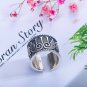Retro Angel's Wings 925 Sterling Silver Wide Adjustable Ring