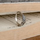 Modern Dragon Wings 925 Sterling Silver Adjustable Ring