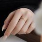 Minimalism Irregular 925 Sterling Silver Stacker Ring