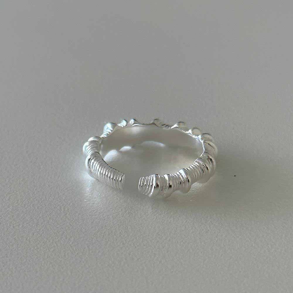 Mountains and Hills 925 Sterling Silver Adjustable Ring