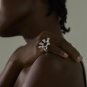 Sophisticated 999 Pure Silver Elegant Gemstone Adjustable Statement Ring