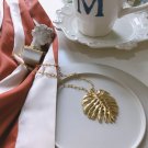 Fashion Monstera Leaf 925 Sterling Silver Necklace