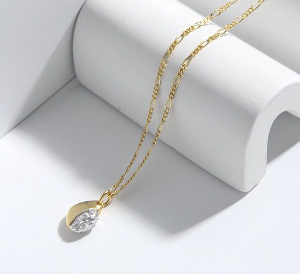 Classic CZ Meteorite 925 Sterling Silver Necklace