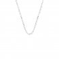 Lady Irregular Mini Beads Chain 925 Sterling Silver Stacker Necklace