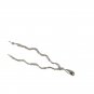 Women Waterdrop 925 Sterling Silver Wave Chain Necklace