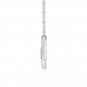 Office Moissanite CZ Lightning 925 Sterling Silver Necklace