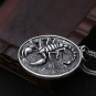 Vintage Scorpion Round Tag 925 Sterling Silver Pendant