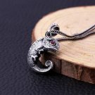 Fashion Oxide Lizard Cubic Zirconia 925 Silver Pendant