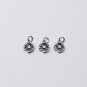 Irregular Chrysanthemum Flower 925 Sterling Silver DIY Pendant