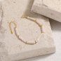 Sophisticated 925 Sterling Silver Elegant Natural Long Stick Pearls Bracelet