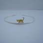 Fashionable Simple Adjustable Gift Leopard Cool 925 Sterling Silver Bangle