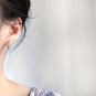 Fashion Circle Shell Pearl 925 Sterling Silver Hoop Earrings