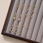 Gold CZ Crescent Moon Sunshine Star 925 Sterling Silver Dangling Earrings