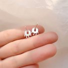 Doughnut Monster 925 Sterling Silver Stud Earrings