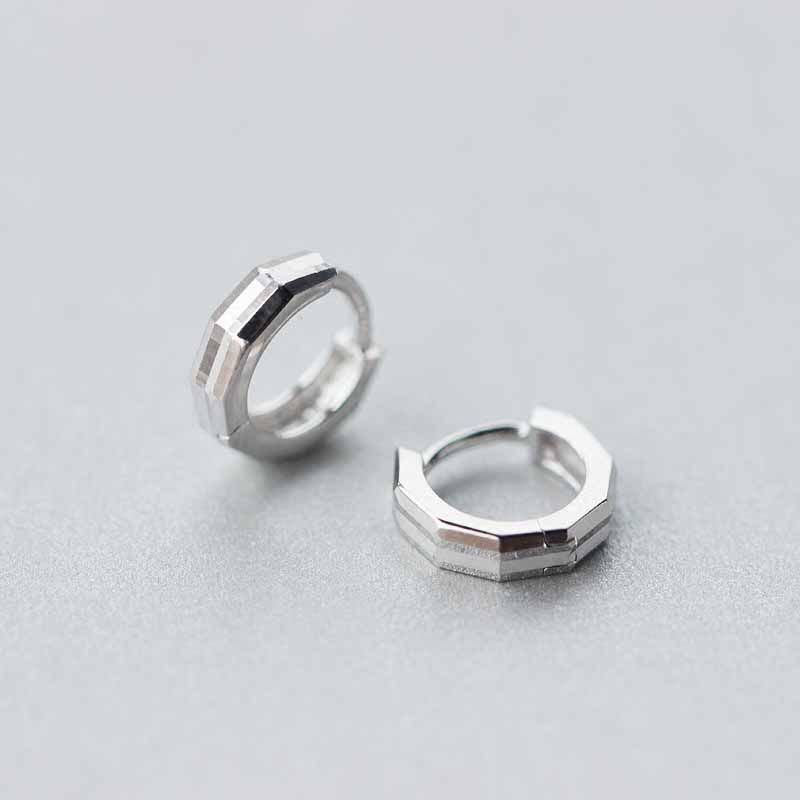 925 Sterling Silver Hoop Earring Buckles