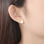 Honey Moon Double Round Heart 925 Silver Studs Earrings