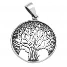 Tree of Life 925 Sterling Silver Vintage Pendant