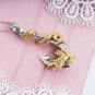 Dragon Twining Around Pirate Hook 925 Sterling Sliver Pedant