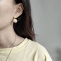 Freshwater Pearls Flowers 925 Silver Dangling Earrings
